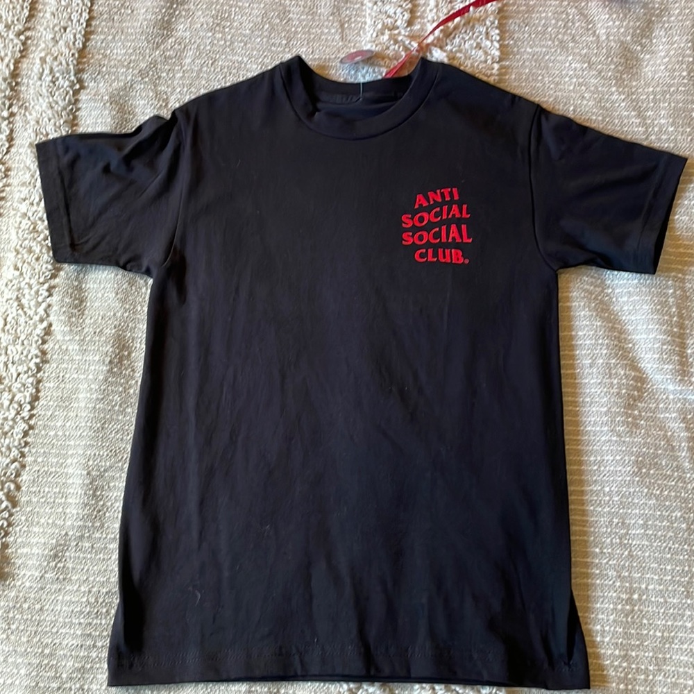 NWT Anti social social club Japanese tee small